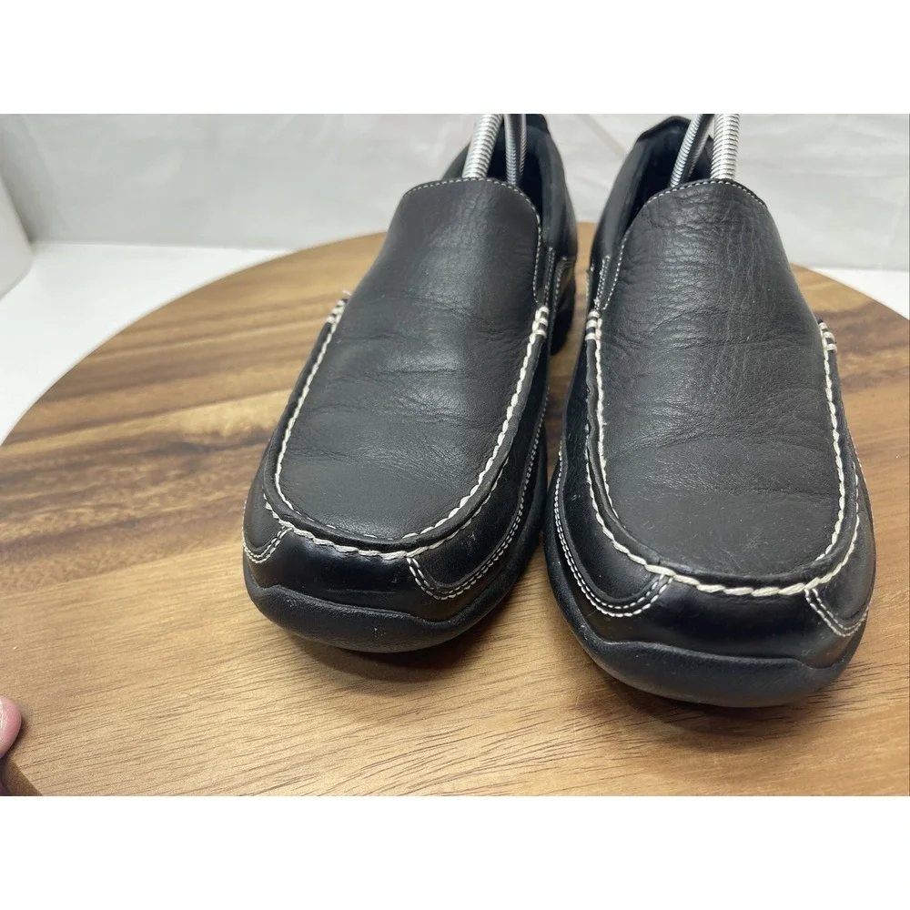 Rockport XCS‎ Mens Shoes 9.5 M Casual Slip on Lightweight Loafer Leather Black